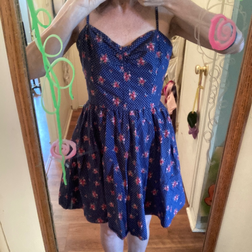 Fun Floral Mini Sundress - Picture 5 of 6